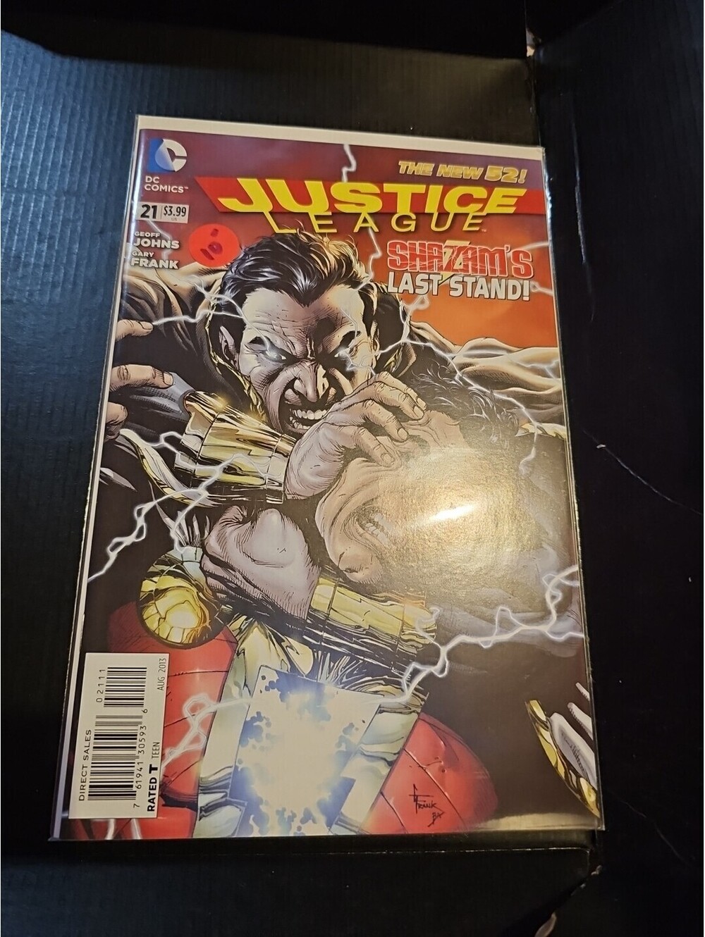 Justice League Shazam's Last Stand The New 52! DC Comic Book Aug 2013